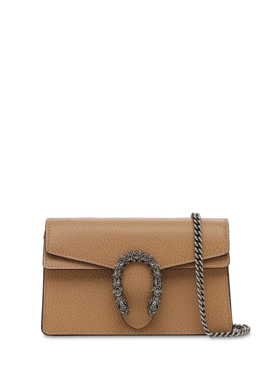 GUCCI Dionysus leather super mini bag, What Fits