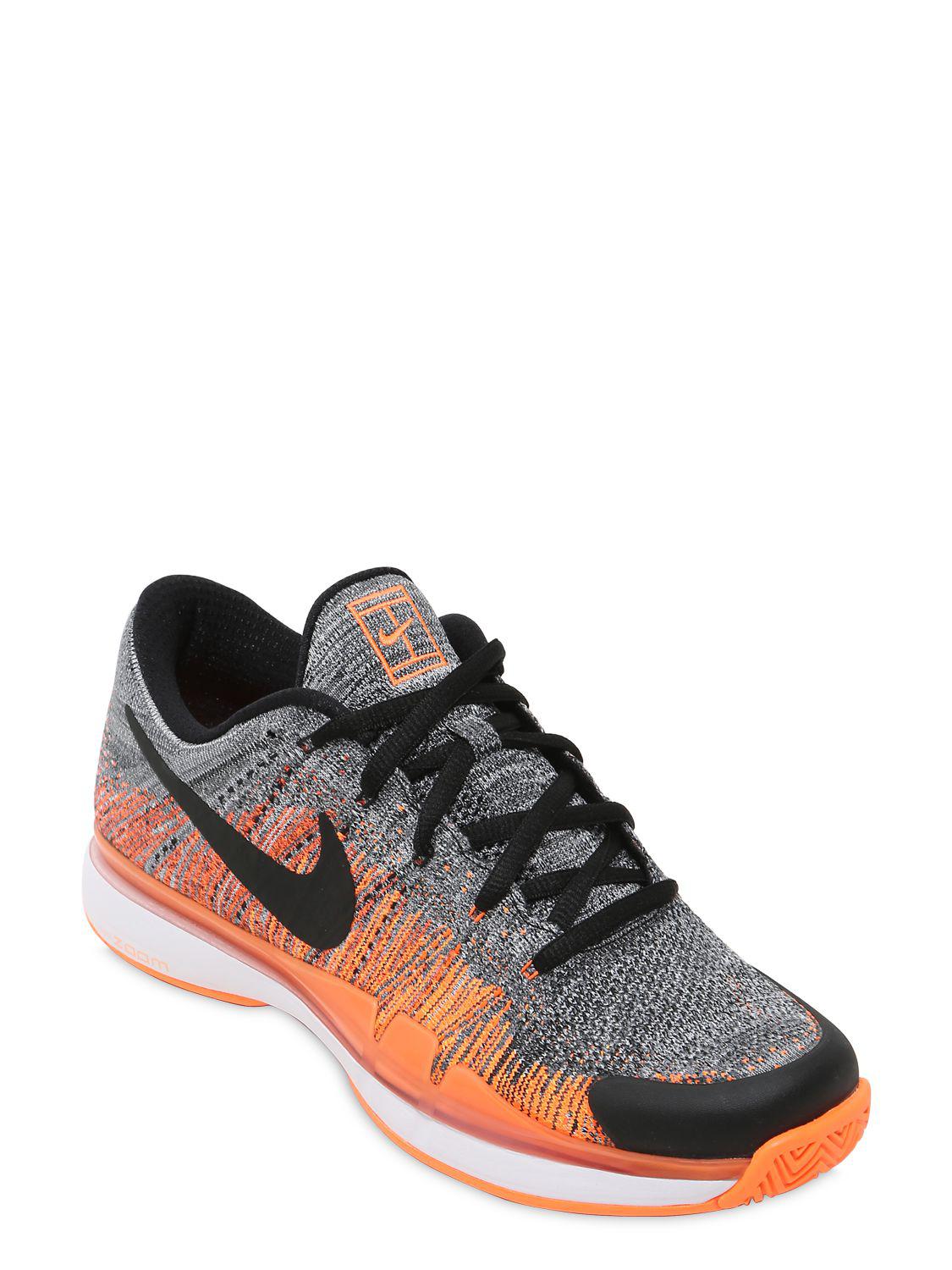 Nike Federer Zoom Vapor 9.5 Tennis Sneakers in Gray for Men | Lyst