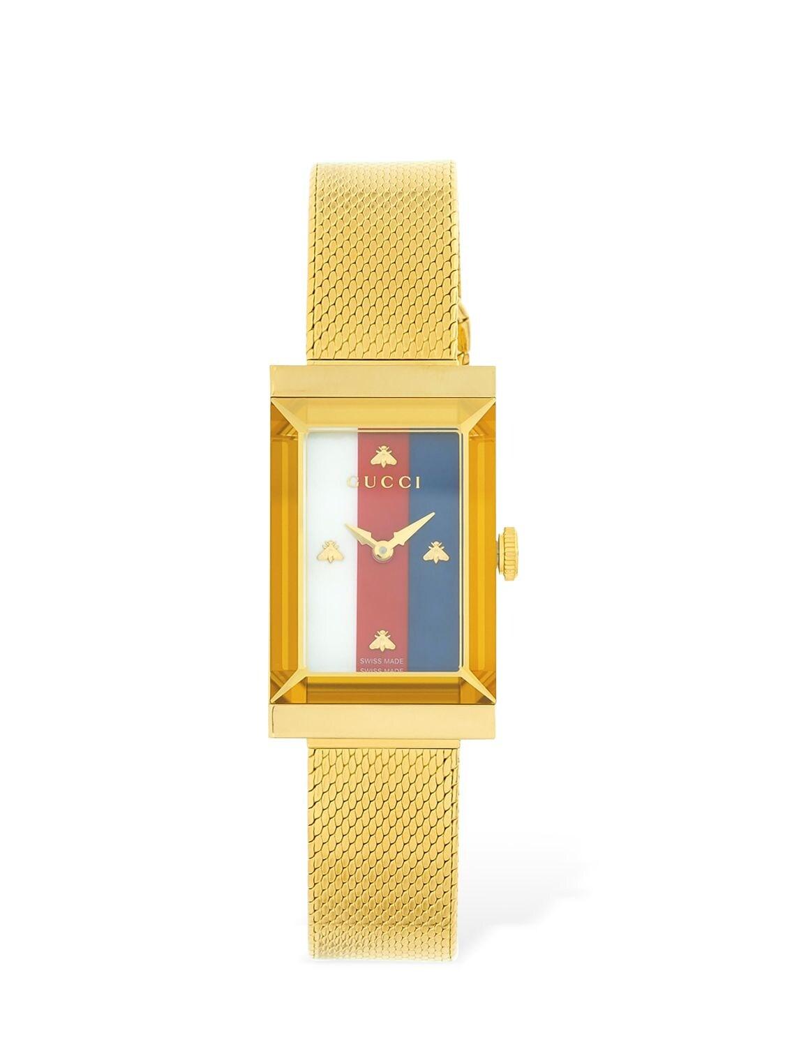 Gucci New G-frame Steel Mesh Bracelet 