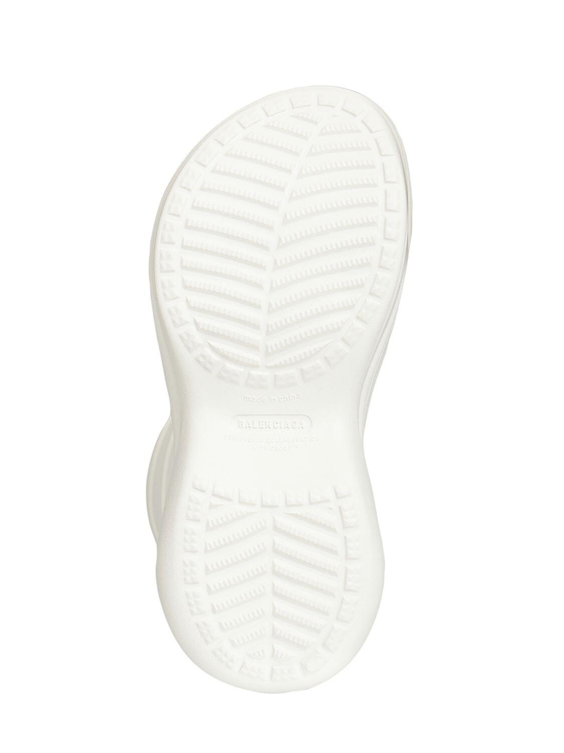 Balenciaga Crocs Rubber Boots in White | Lyst