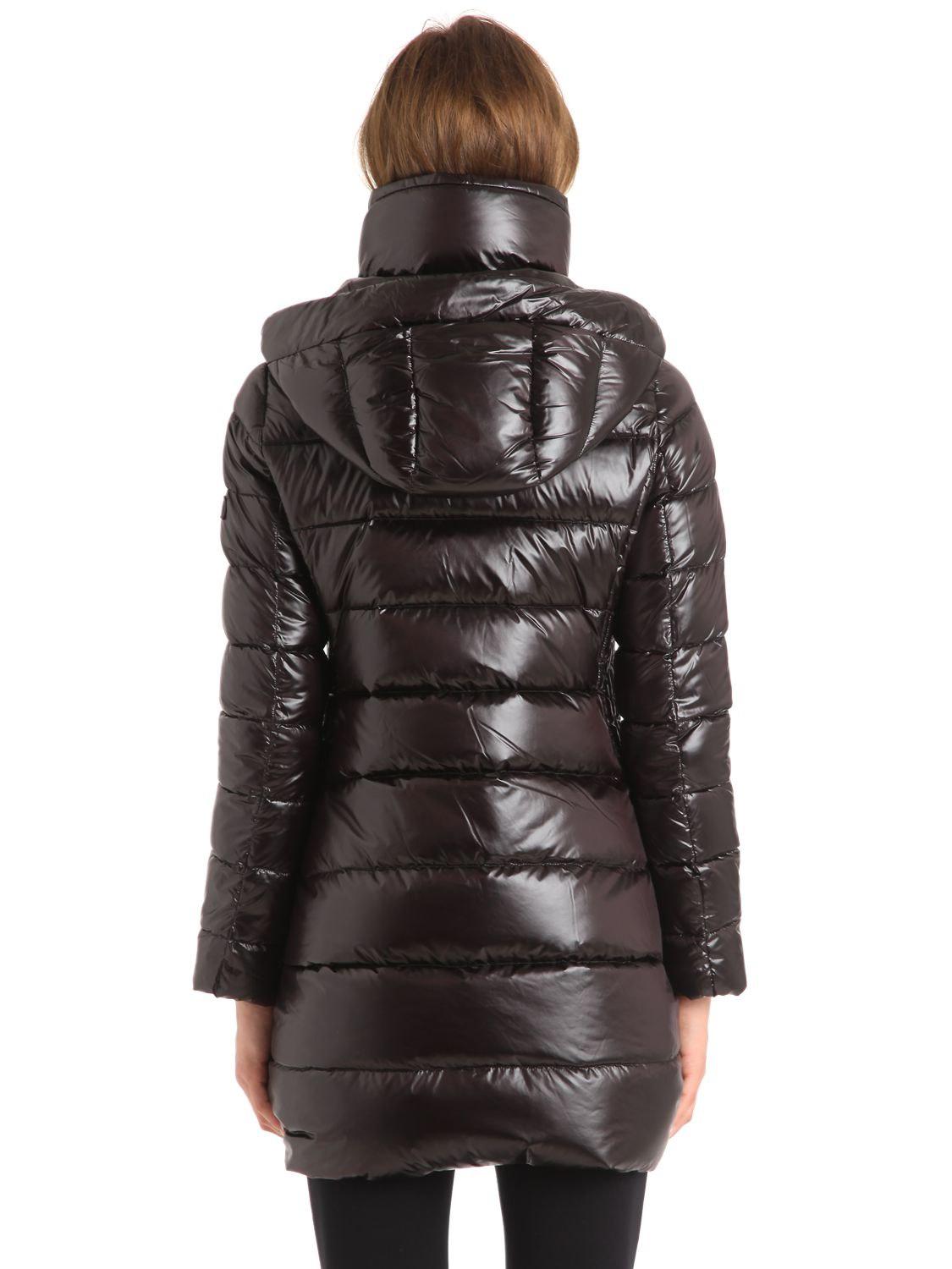 Download Tatras Synthetic Babila Shiny Nylon Down Jacket in Black ...