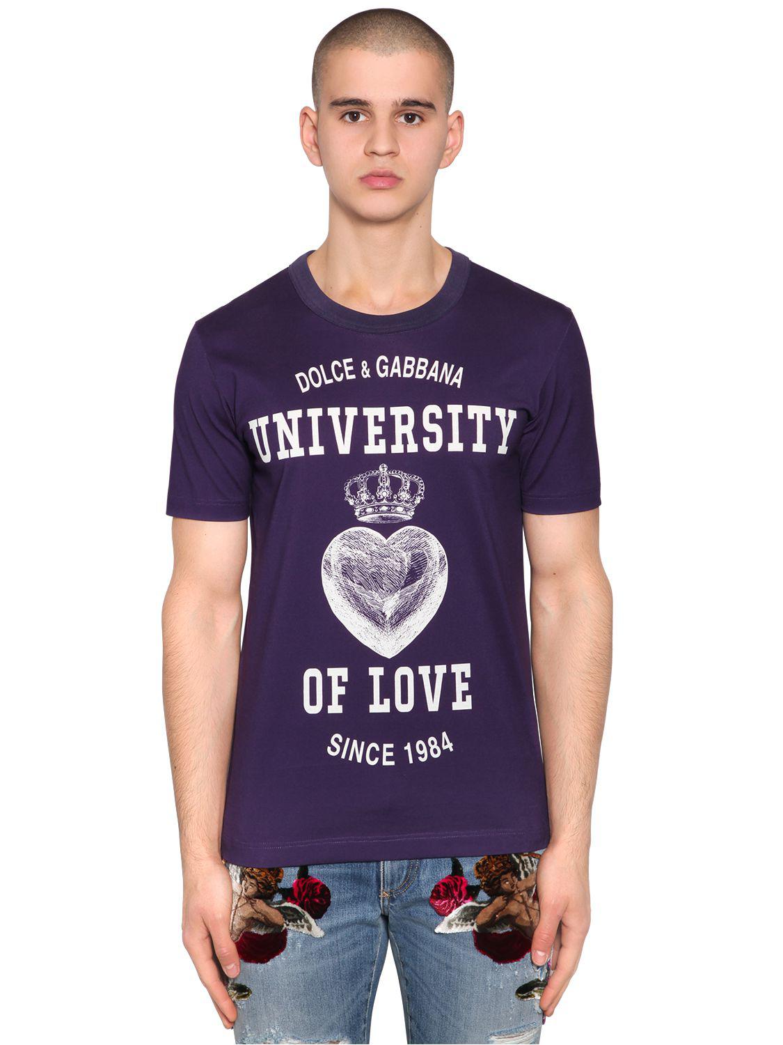 Dolce gabbana purple shirt Clearance