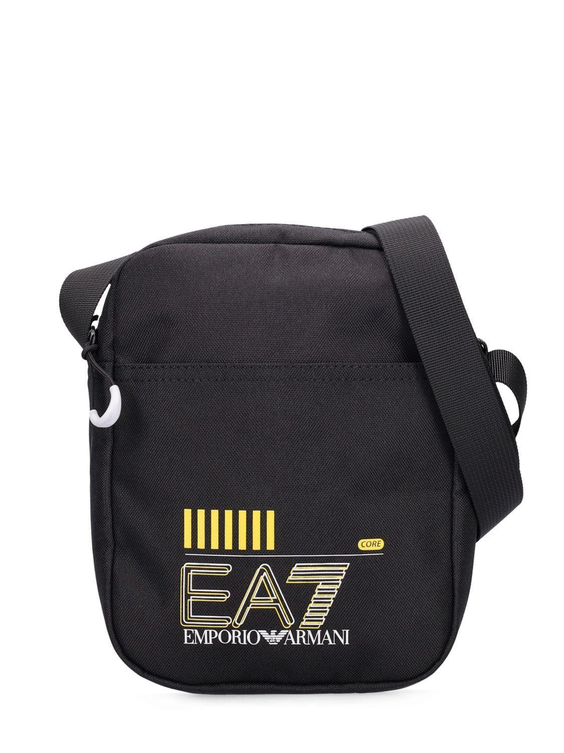 EA7 Core Identity Crossbody Bag in Black for Men Lyst