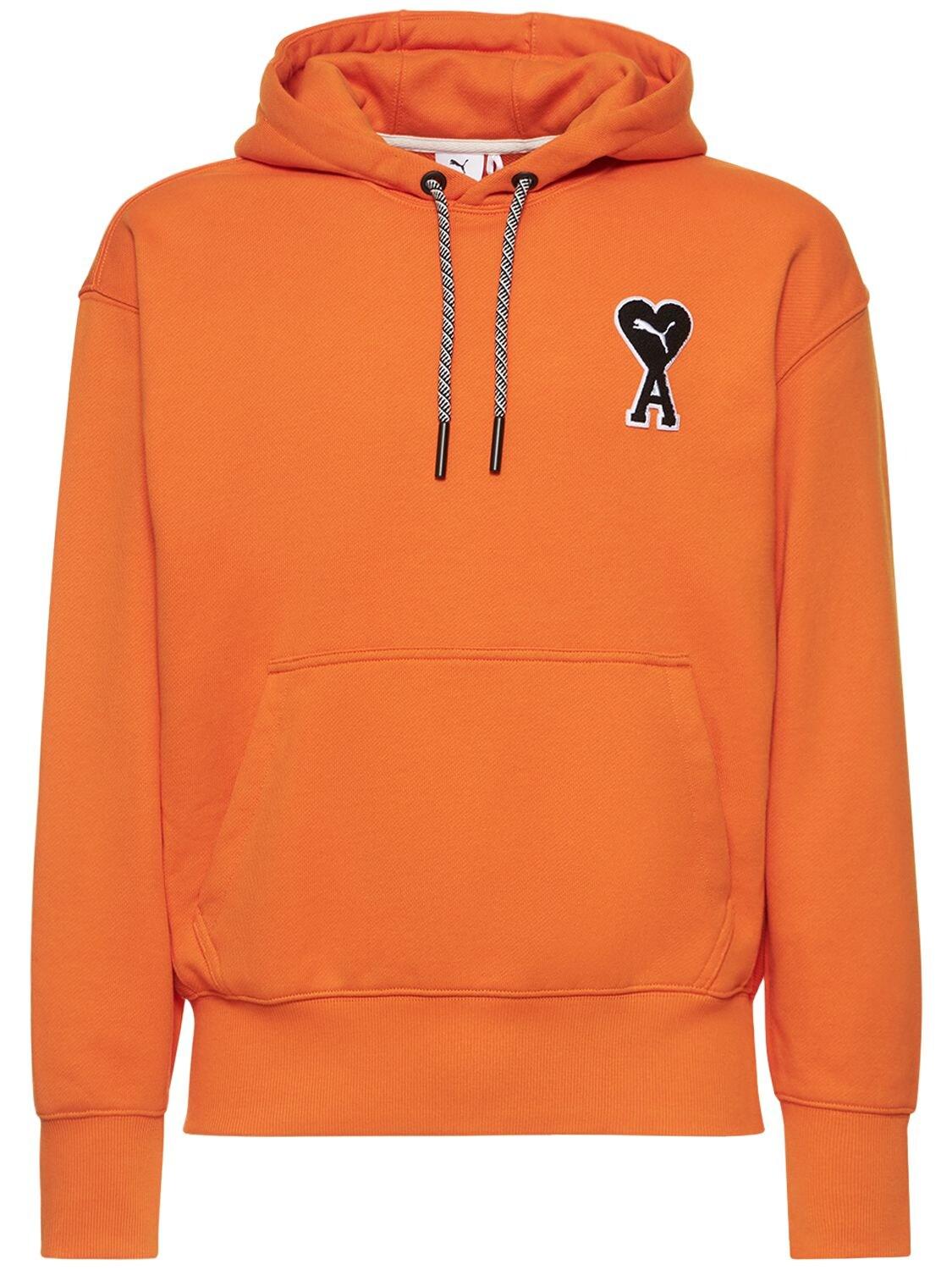 Sweat-shirt à capuche ami PUMA pour homme en coloris Orange | Lyst