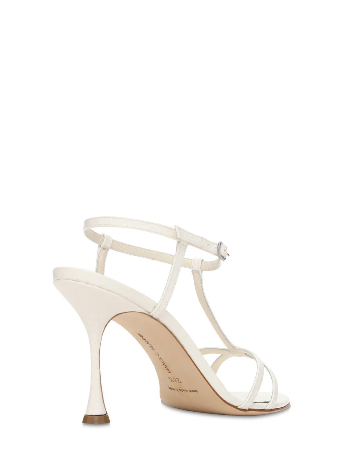 manolo blahnik raqui snakeskin sandals