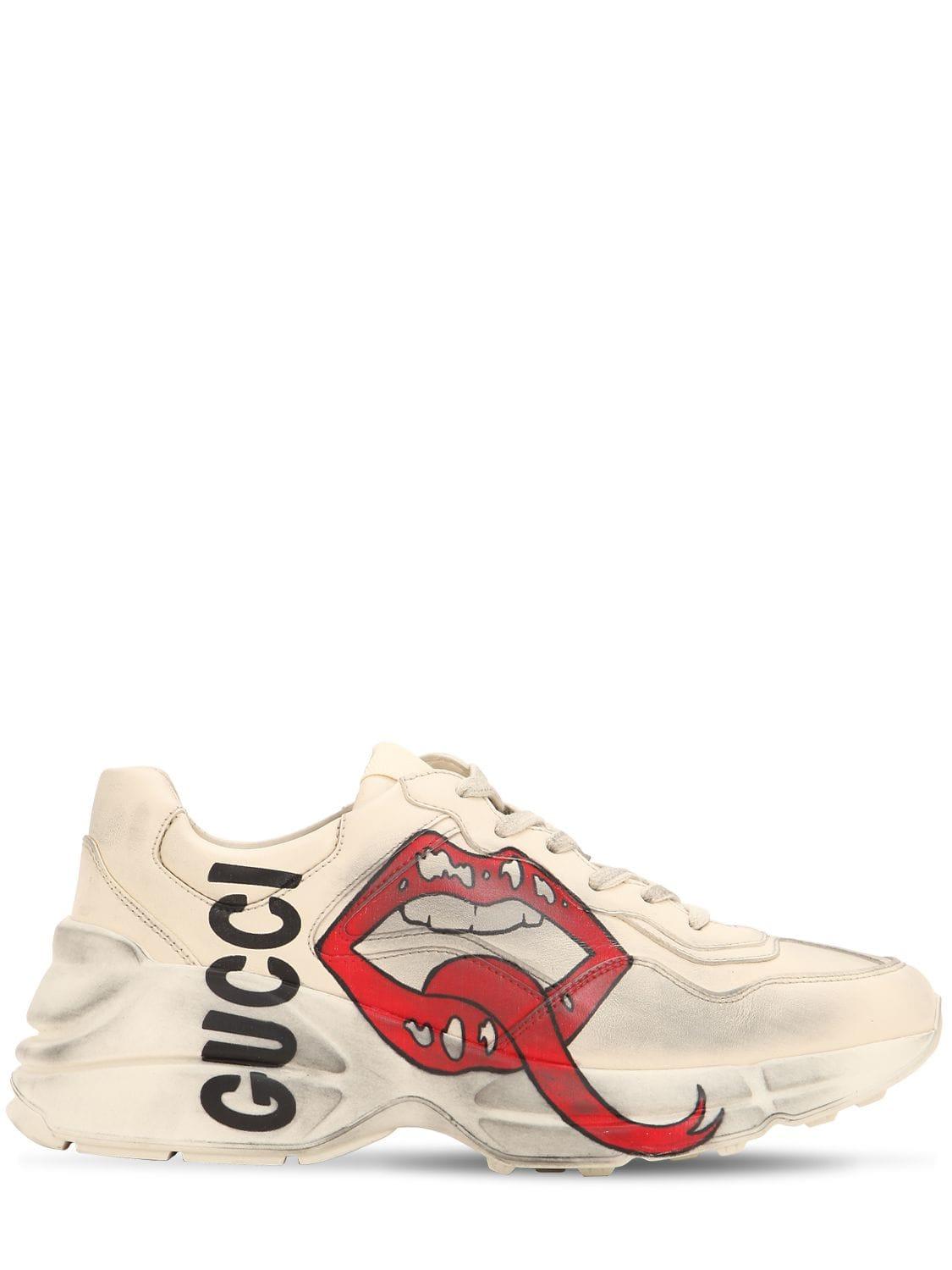 gucci sneaker lips