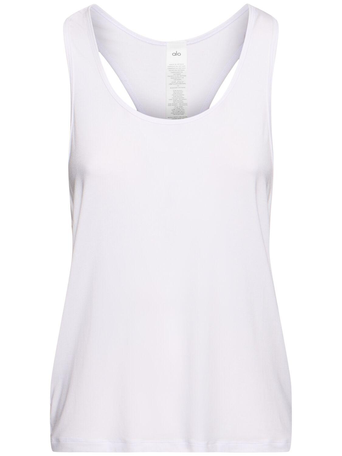 alo yoga スウェット タンクトップ 【公式通販】