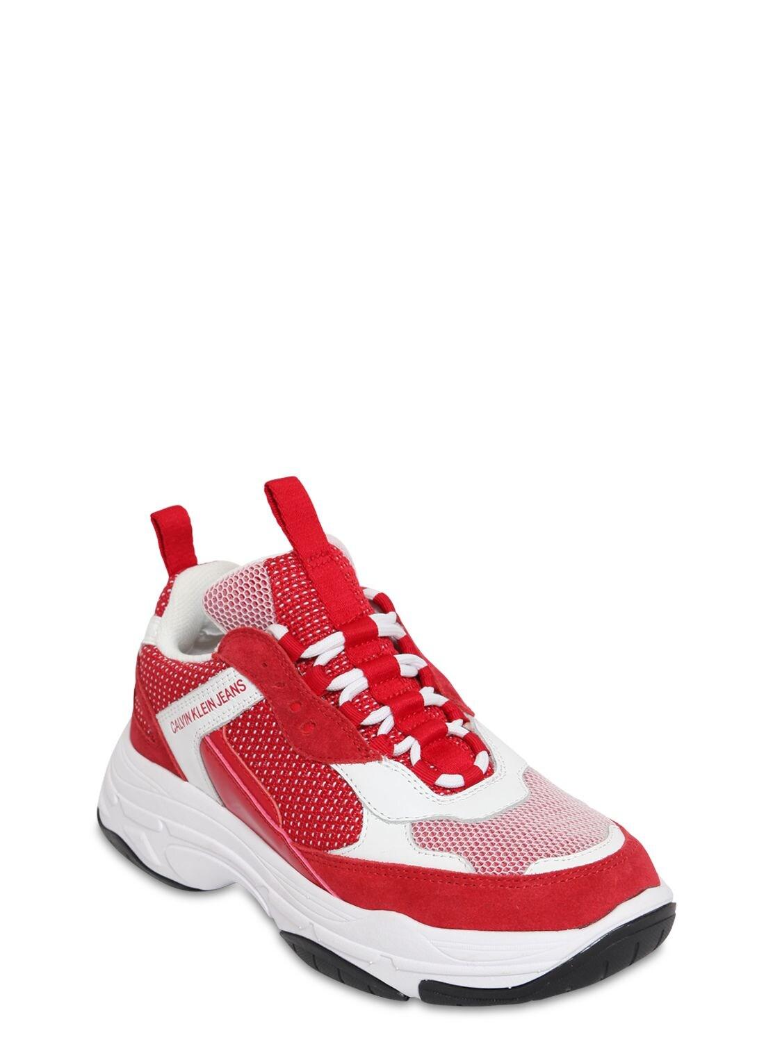 Calvin Klein Maya Chunky Sneaker Red | Lyst UK