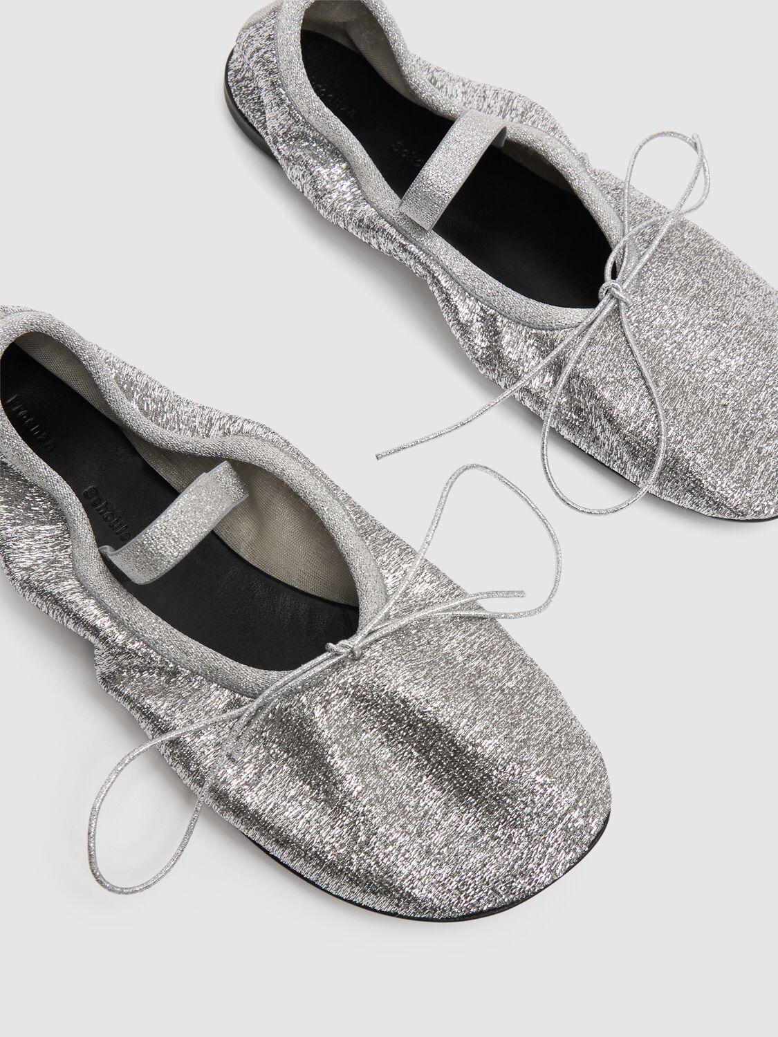 送料関税込★Proenza Schouler★メタリックレザーバレエフラット 送料関税込☆Proenza Schouler☆メタリックレザーバレエフラット
