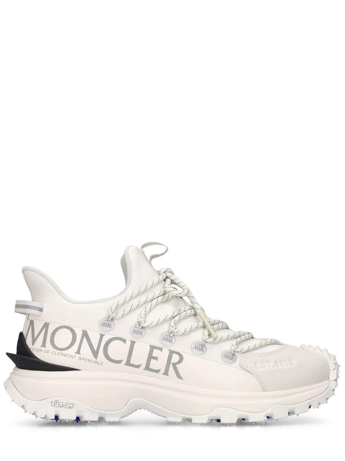 Moncler 40mm Trailgrip Lite2 Nylon Sneakers in White | Lyst