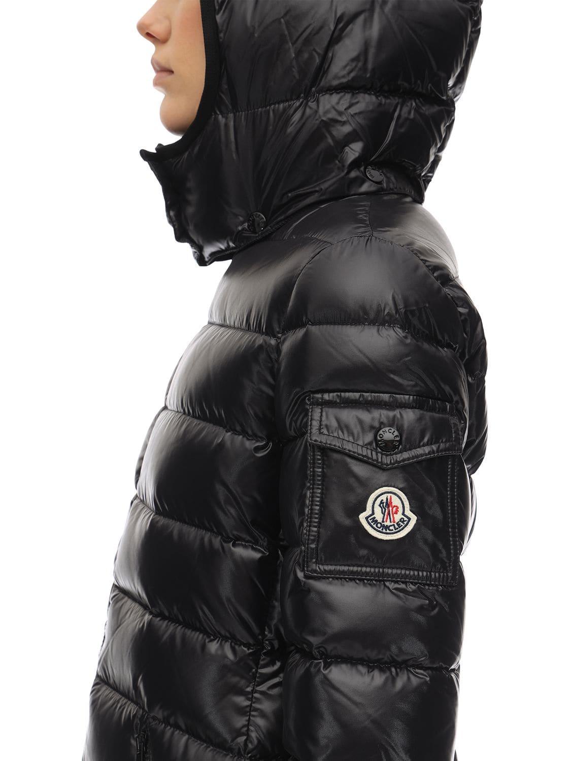 moncler moka lacquer hooded jacket