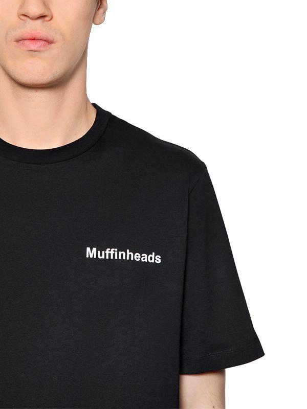Inspectie haag Geestelijk DIESEL Muffinheads Print Cotton Jersey T-shirt in Black for Men | Lyst