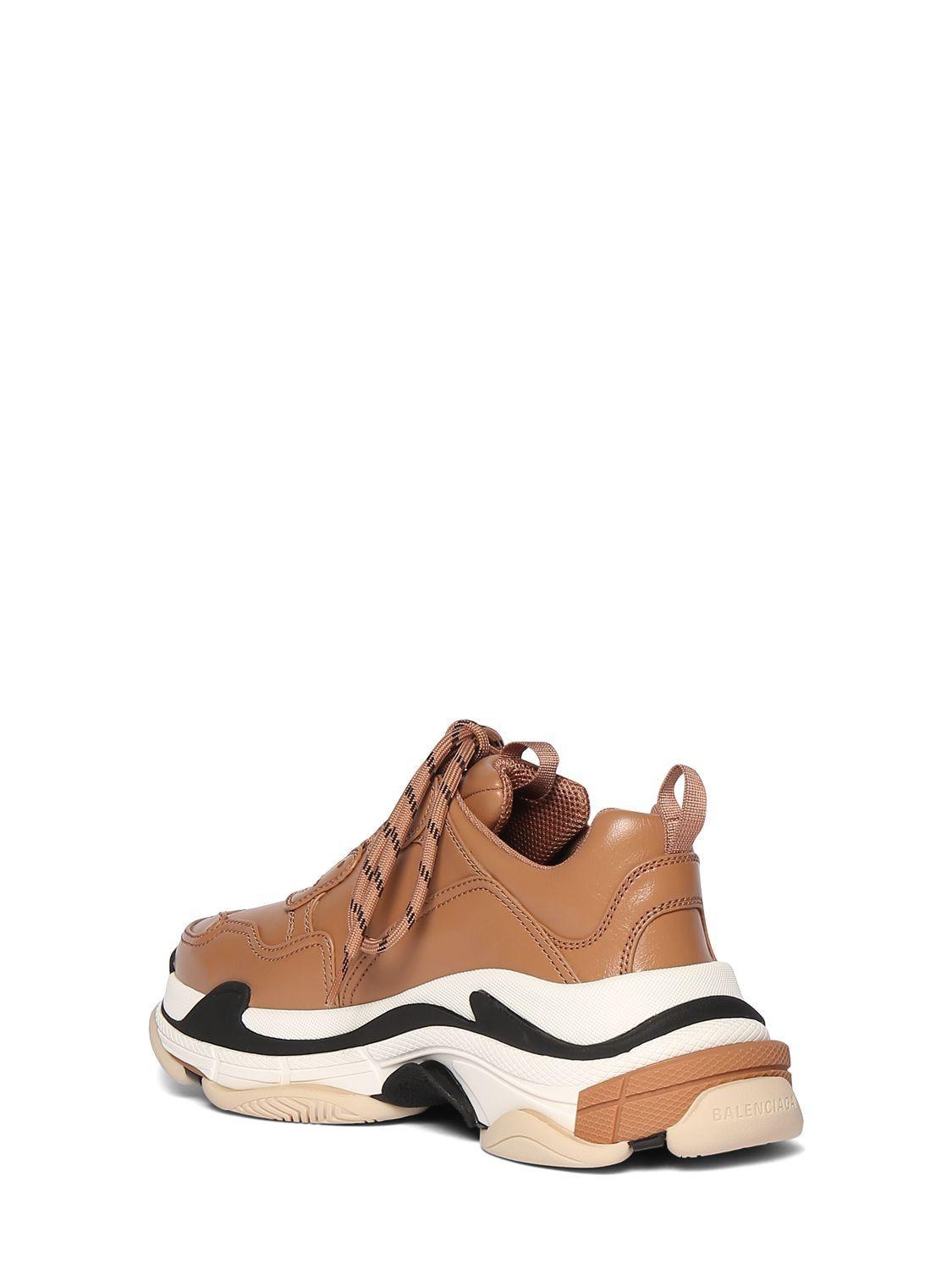 BALENCIAGA TRIPLE S CLEAR SOLE SNEAKER IN BROWN  1795000   SaigonSneaker VN