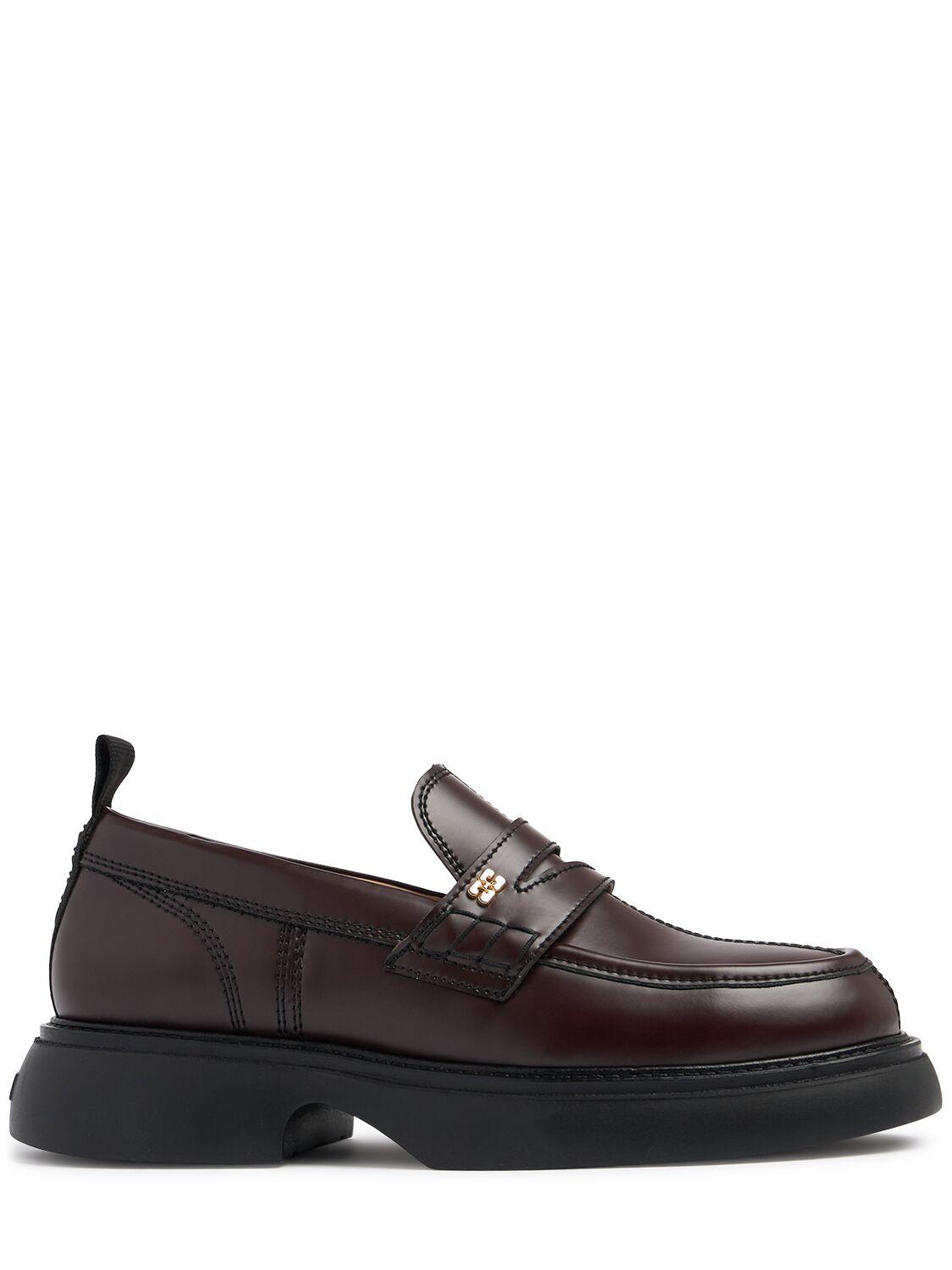 GANNI Everyday ローファー 25mm ganni-Chocolate-25mm-Everyday-