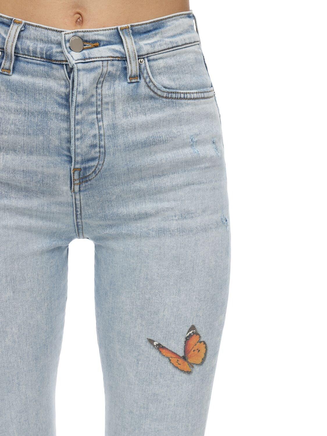 AMIRI Kids Blue Broken Jeans