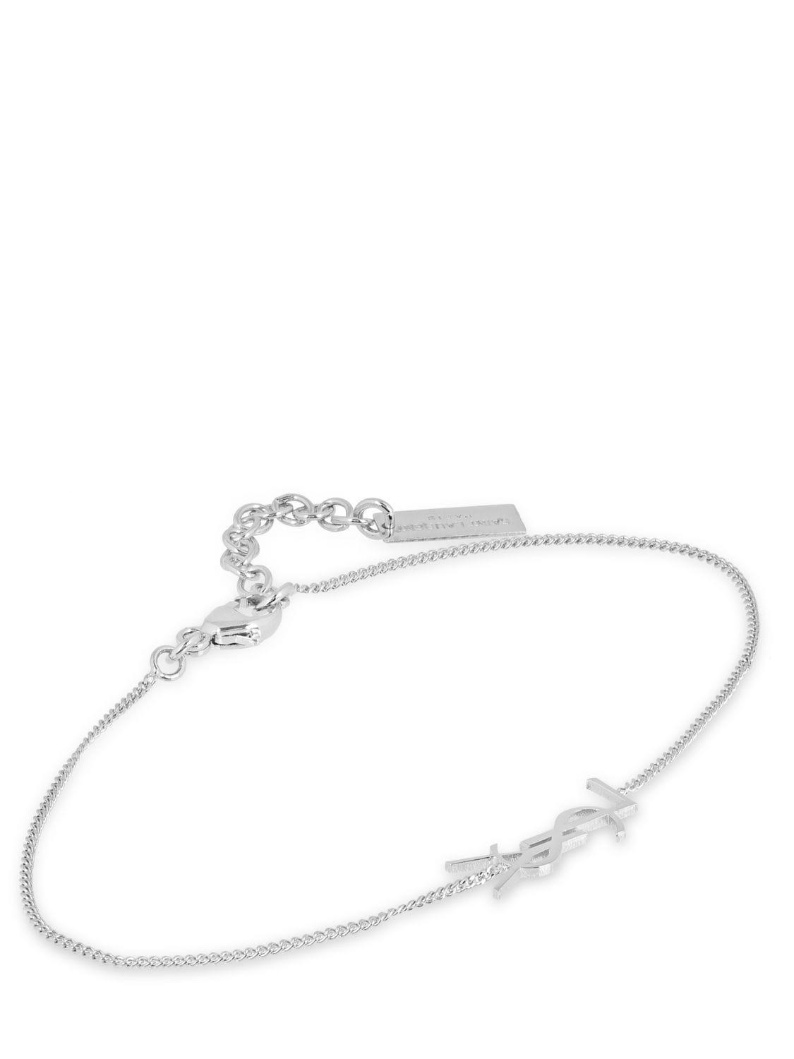 Saint Laurent Ysl Logo Fine Chain 