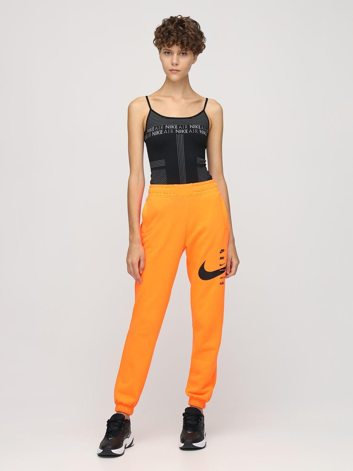 men's nike orange sweatpants