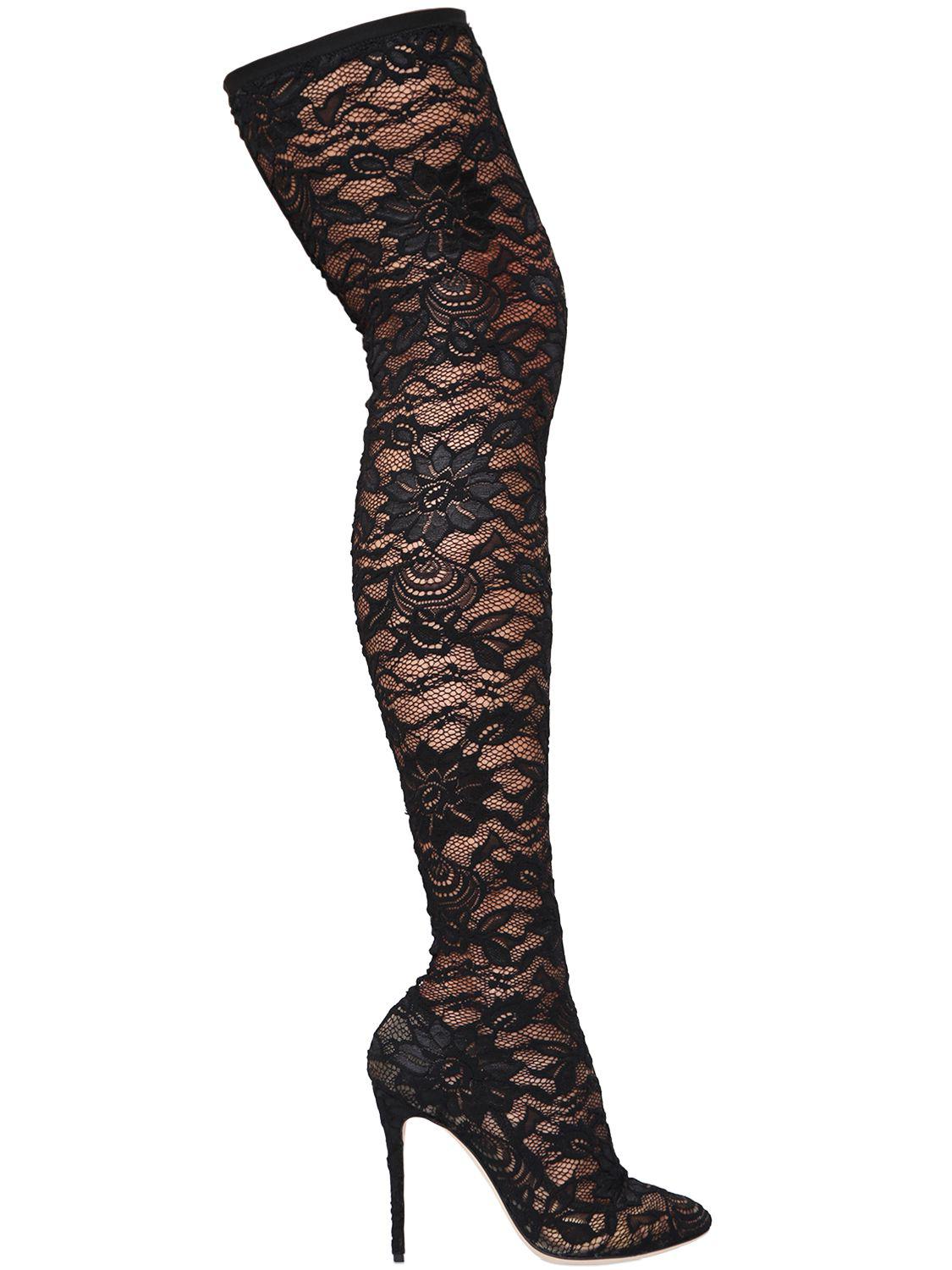 lace over the knee boots