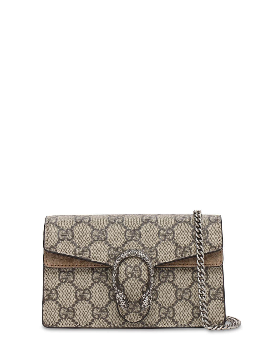 Gucci Dionysus Super Mini Printed Coated-canvas And Suede Shoulder Bag -  Save 36% - Lyst