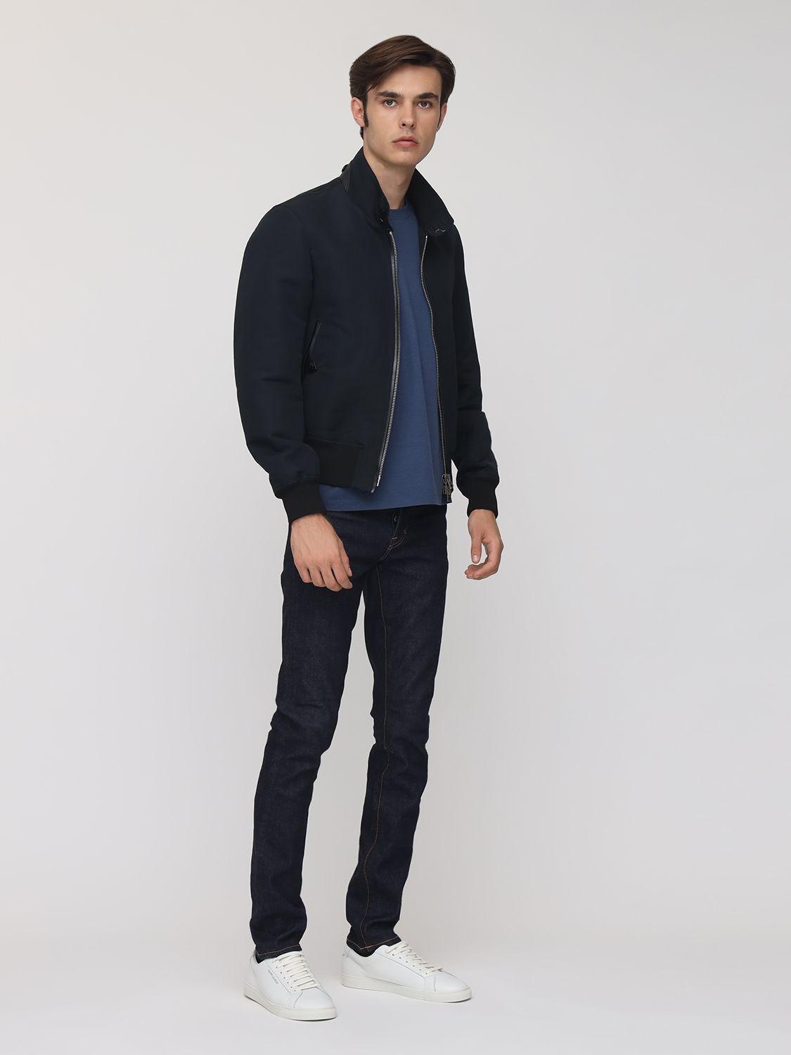 Tom Ford Harrington Cotton & Silk Shirt Jacket in Black for Men | Lyst