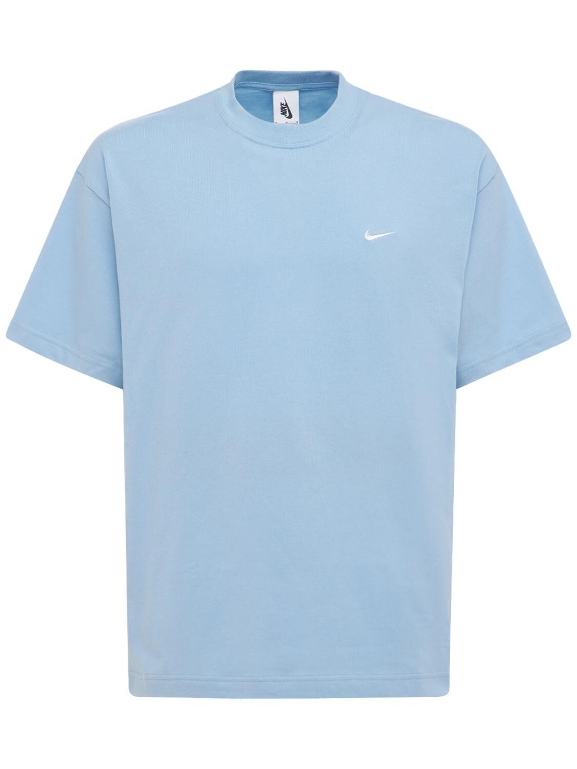 Nike Solo Swoosh T-shirt in Blue for Men | Lyst