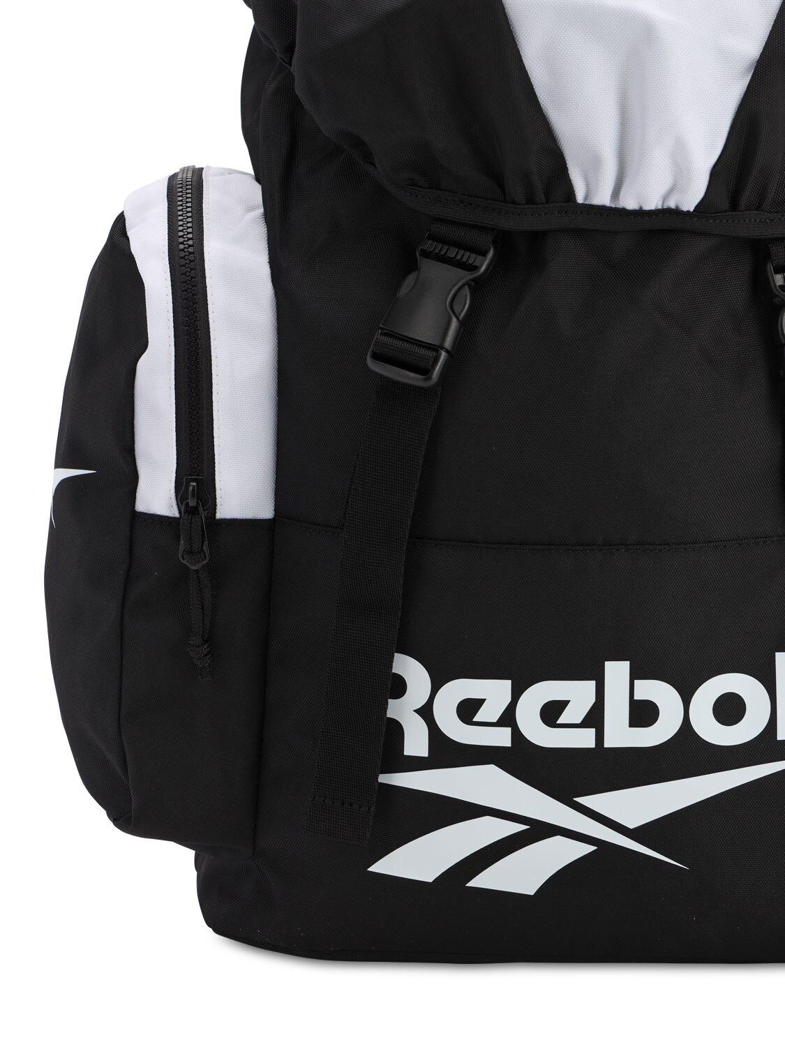 reebok leather backpack