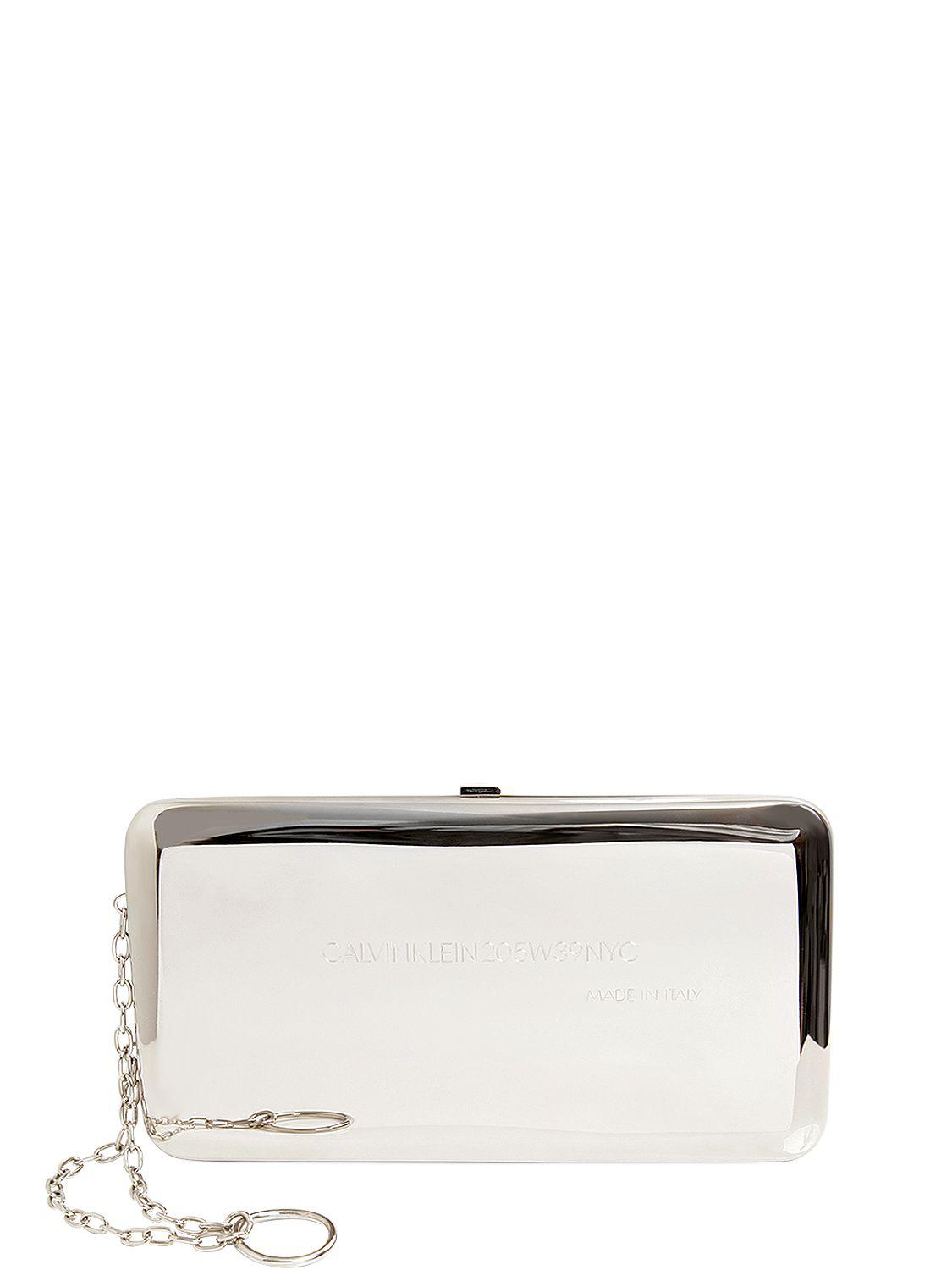 calvin klein box clutch