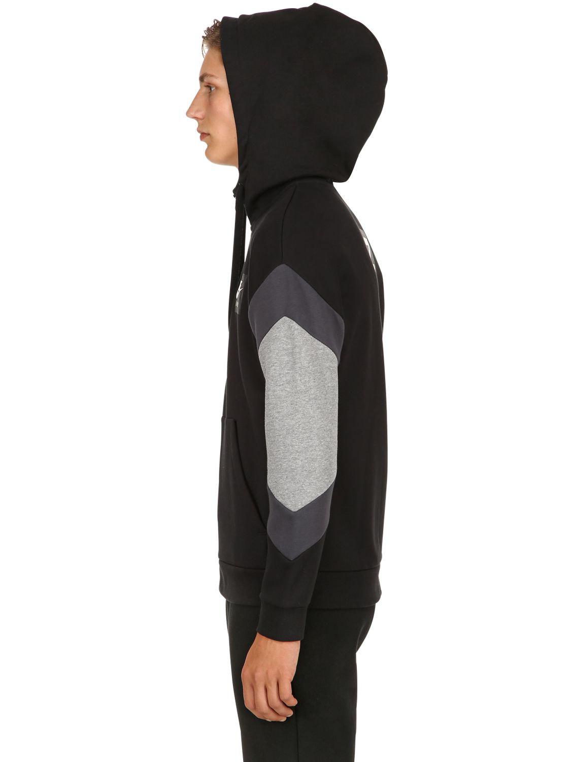 Nike Air Logo Zip-up Sweatshirt Hoodie in Black for Men | Lyst