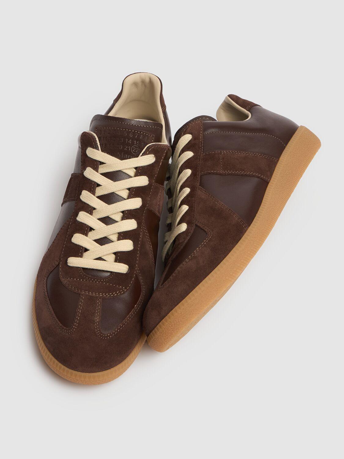 Maison Margiela メンズ ブラウン Replica レザー&スエード