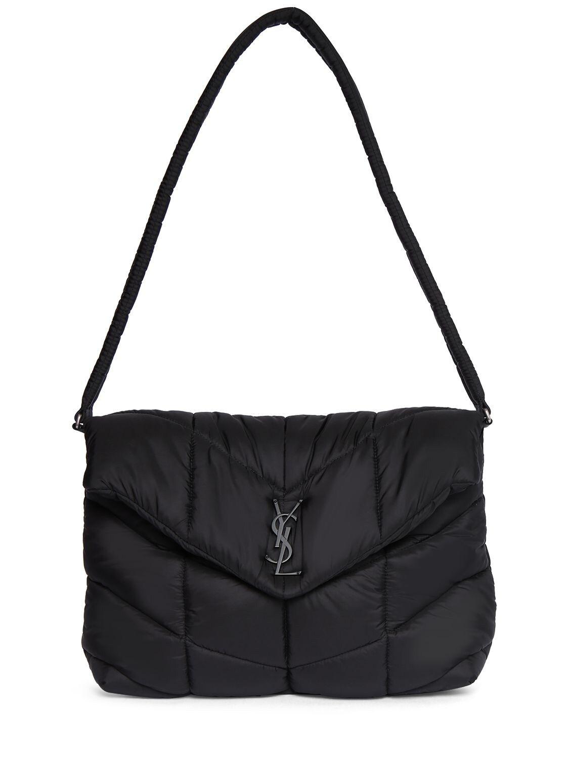 Saint Laurent Nylon Puffer Bag in Black for Men | Lyst