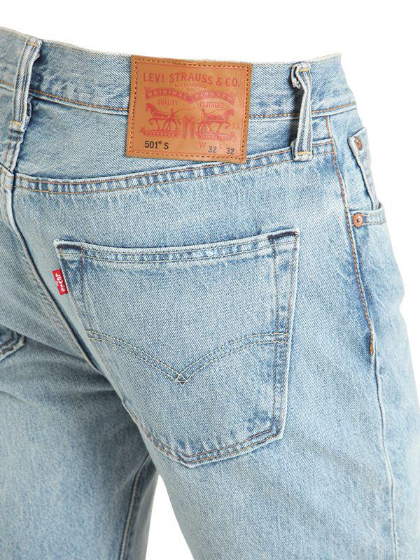 Levi's 501 Skinny Stretch Denim Jeans in Blue for Men - Lyst