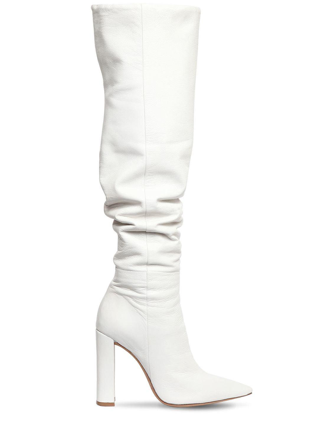 alexandre birman white booties