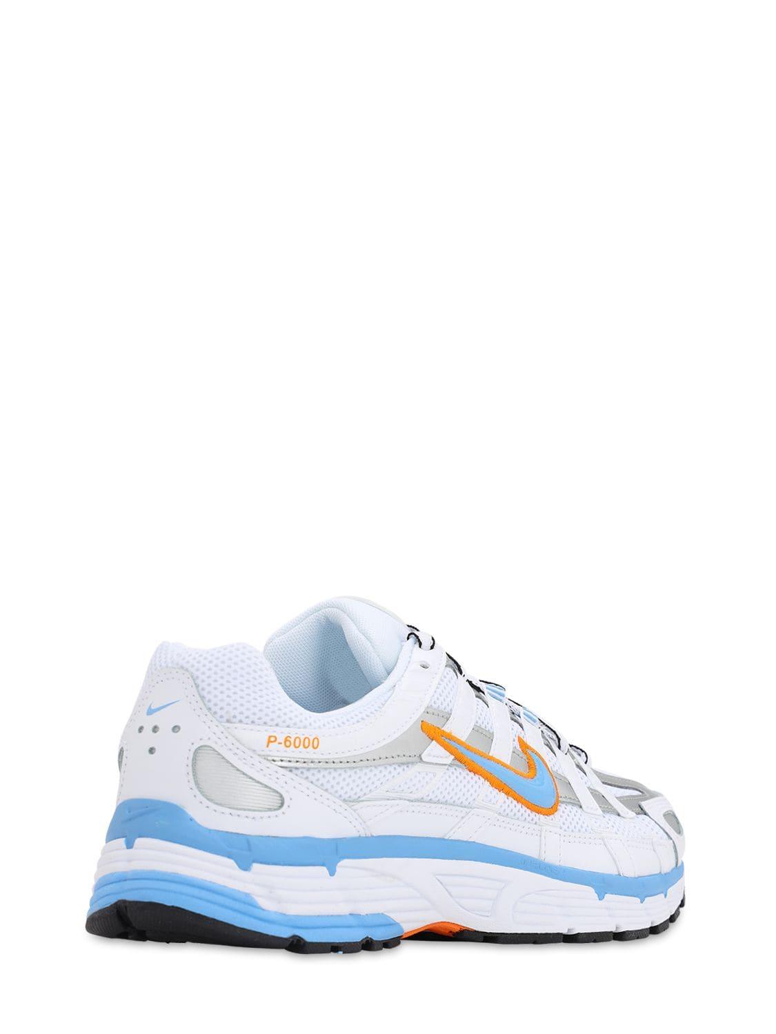 P-6000 - Baskets - et bleu métallisé Caoutchouc Nike en coloris Blanc | Lyst