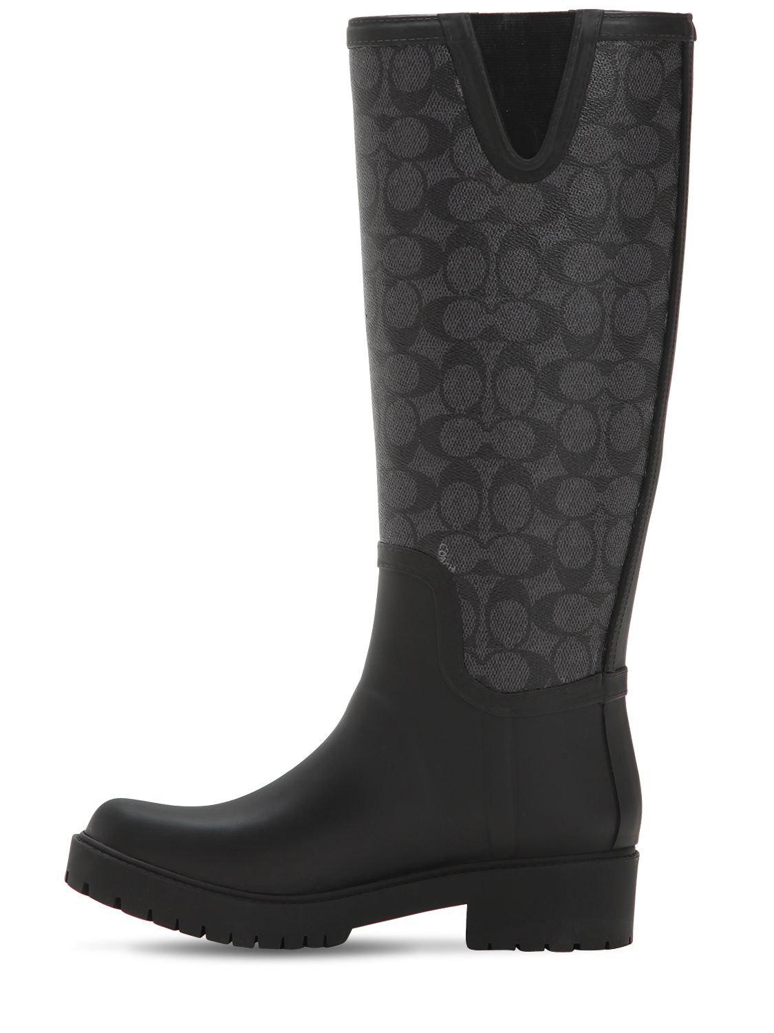 Botas de lluvia coach sales