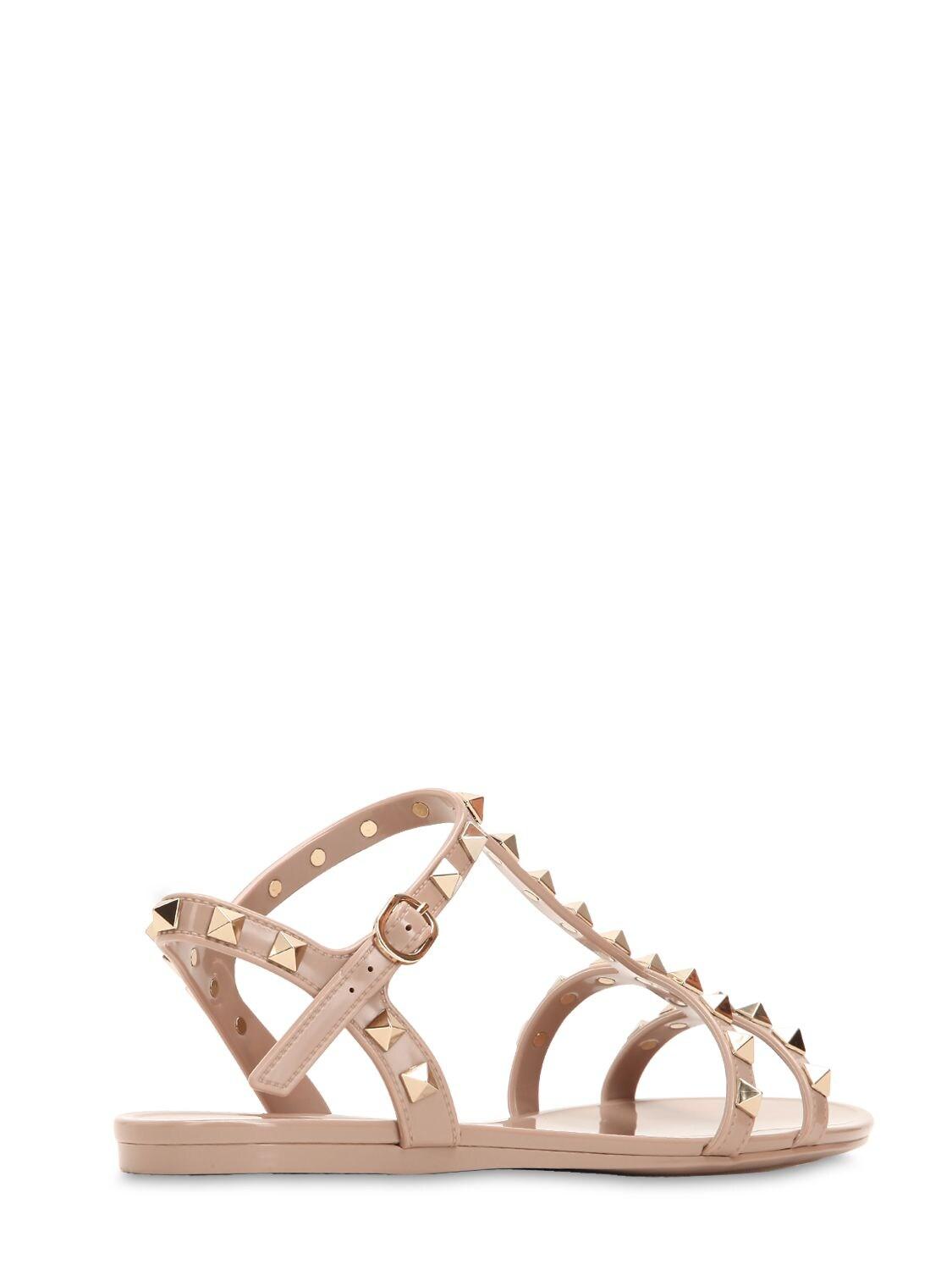 valentino garavani pvc sandals