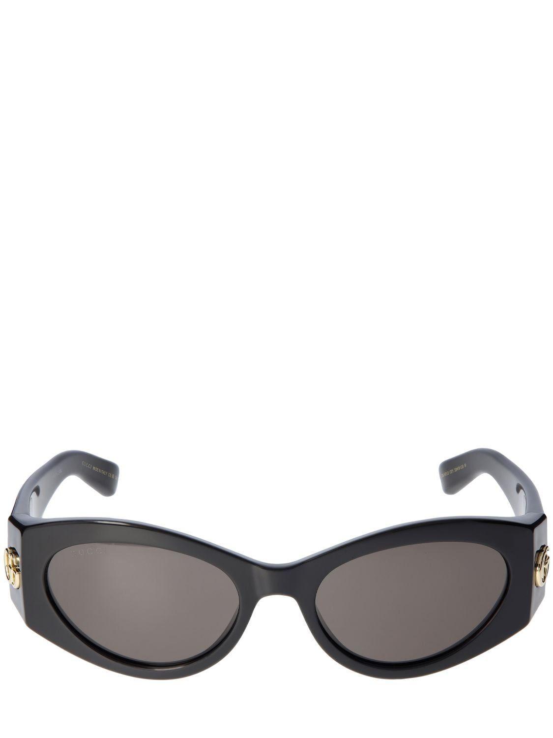 Gucci gg1401s Cat-eye Acetate Sunglasses in Gray | Lyst