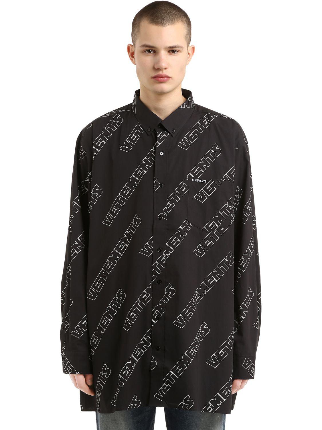 Vetements Oversized Button-down Collar 