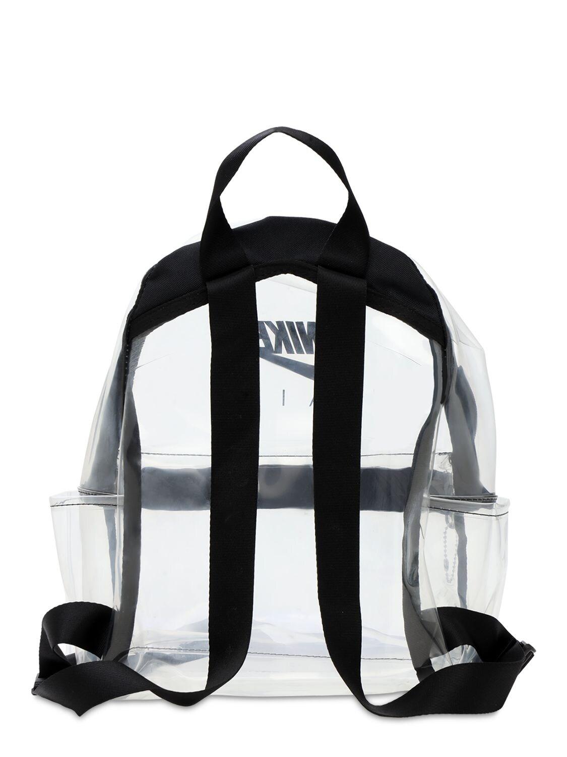 Nike clear mini backpack new arrivals