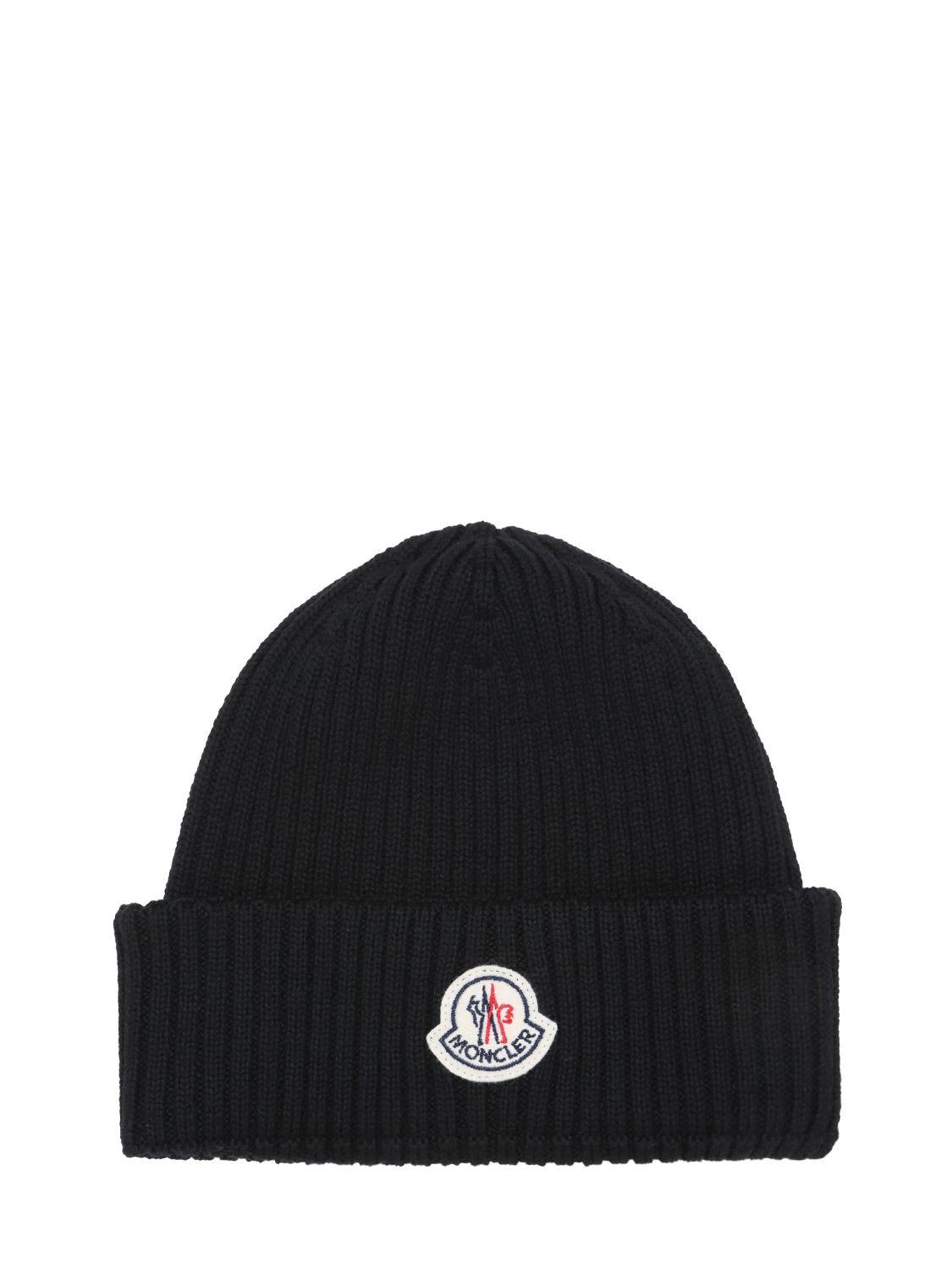 moncler wool hat mens