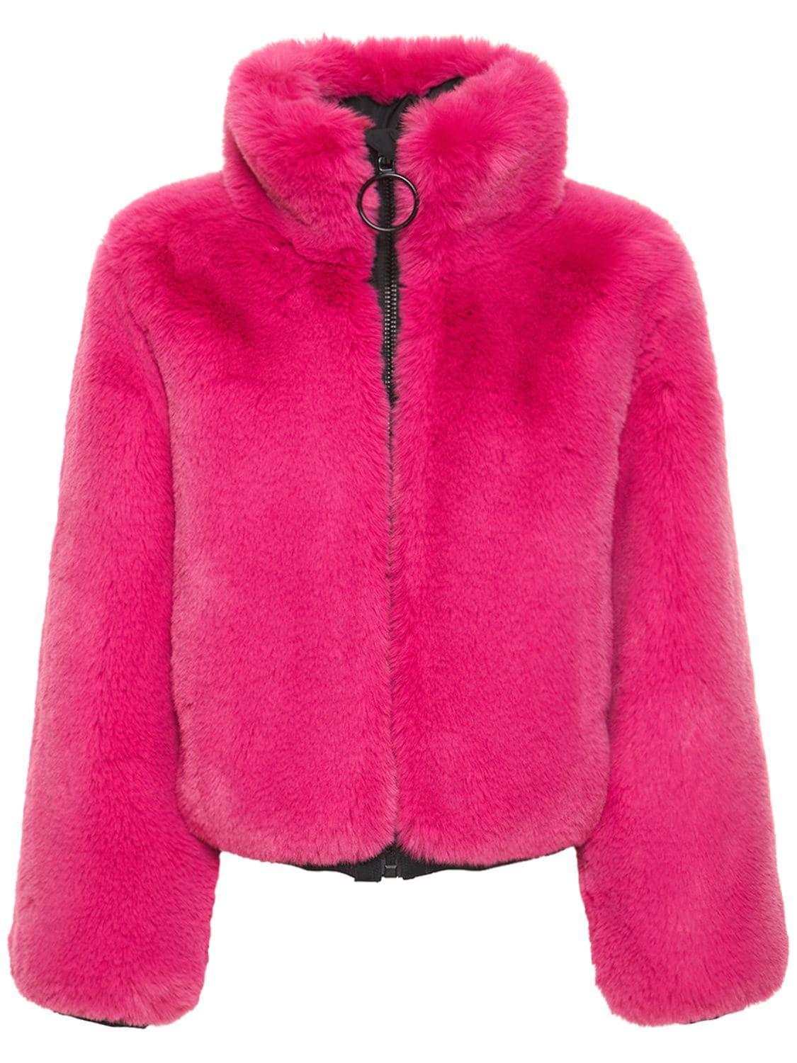 Damen Bekleidung Jacken Freizeitjacken Goldbergh Jacke Aus Kunstpelz victoria in Pink 