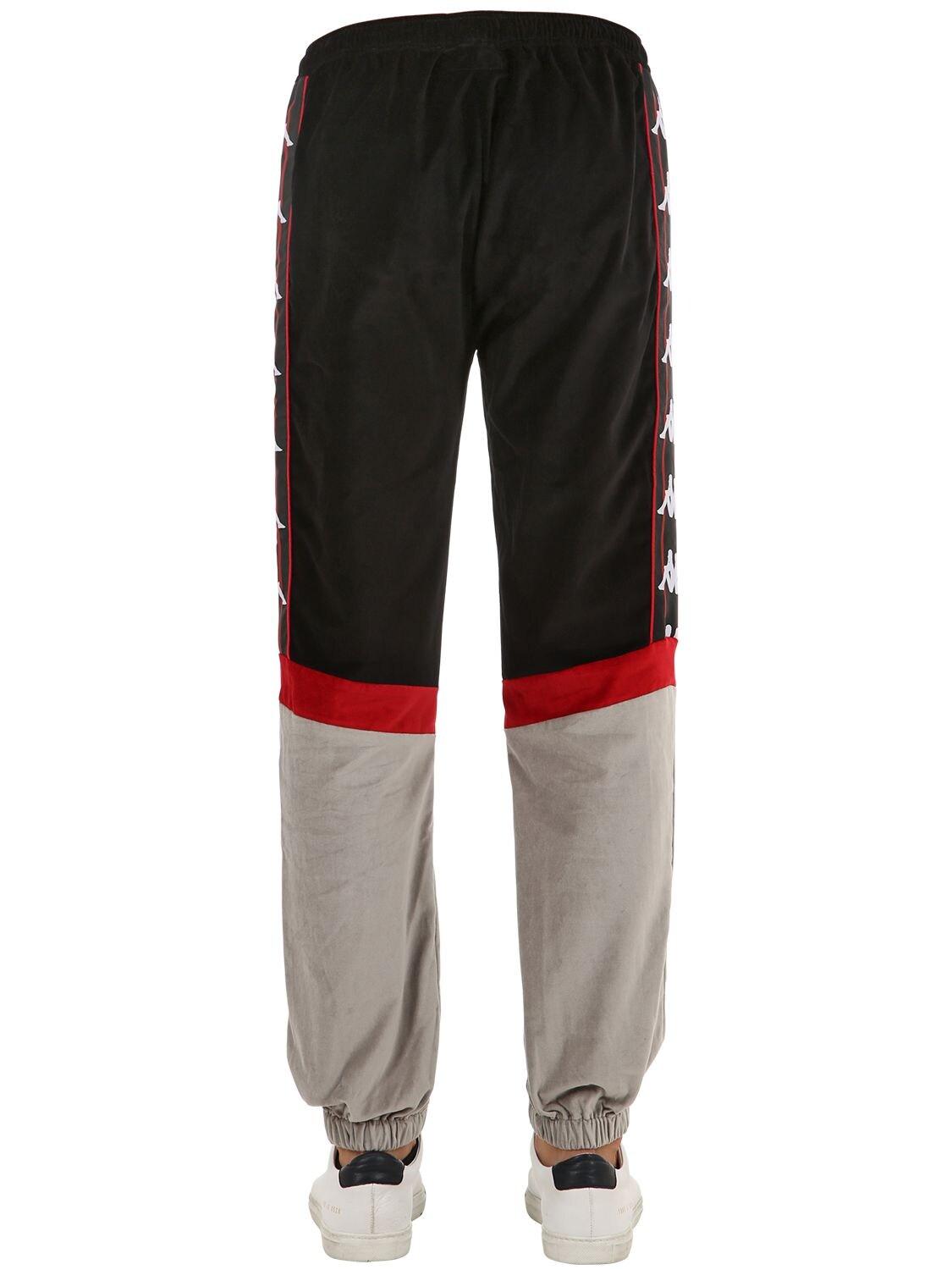 velvet kappa pants