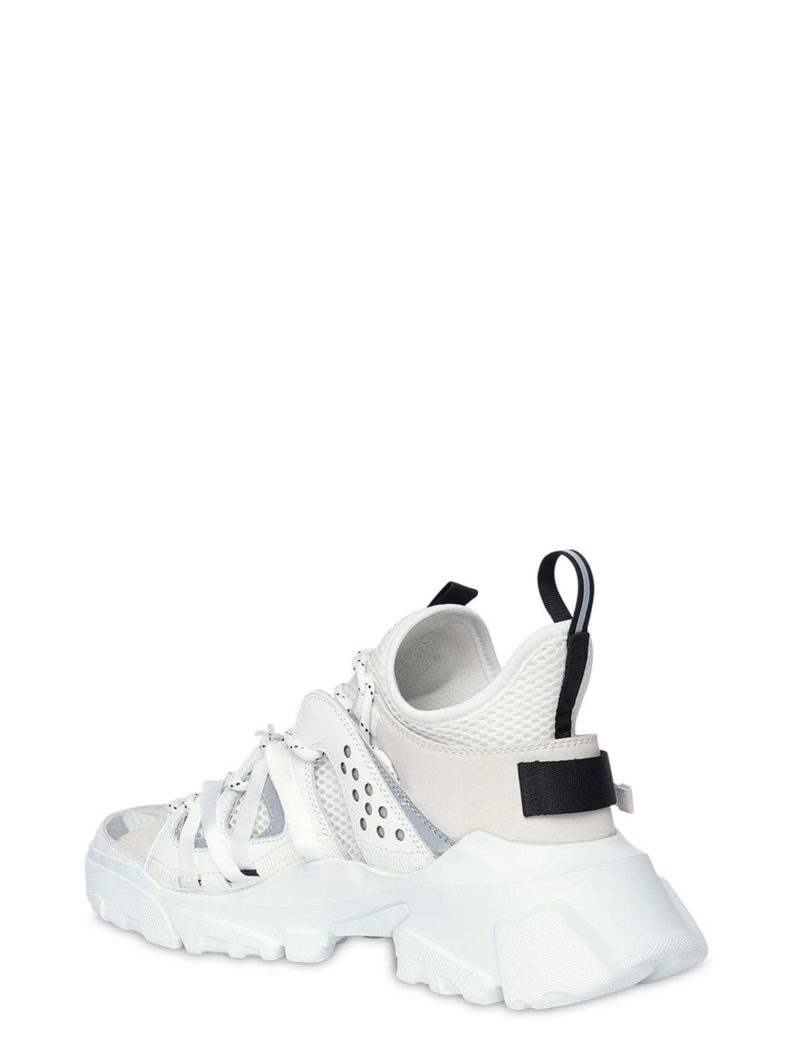 Descender Leather & Fabric Sneakers
