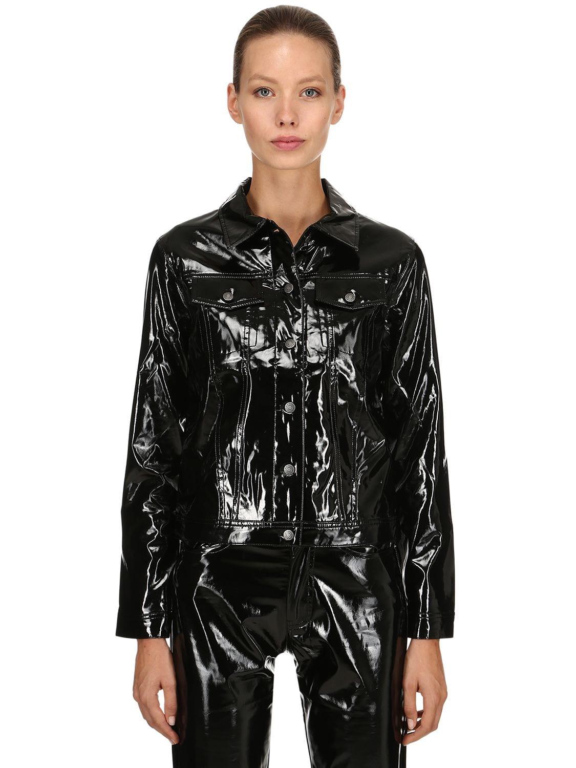 Calvin Klein Vinyl Trucker Jacket in 