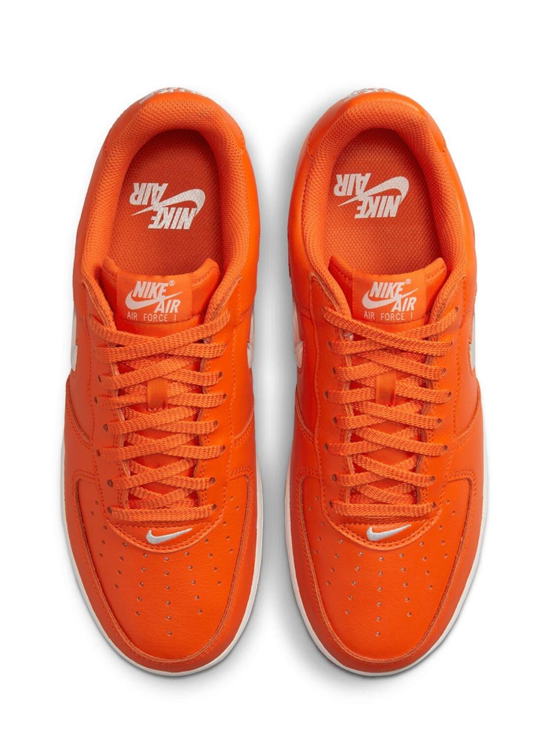 nike orange air force 1