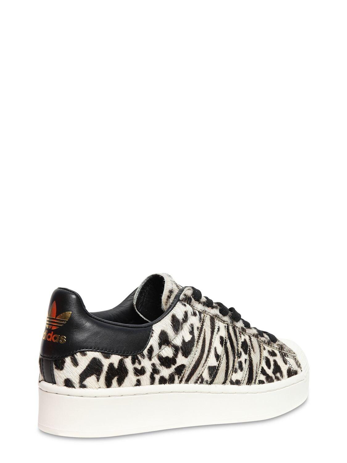adidas superstar bold leopard