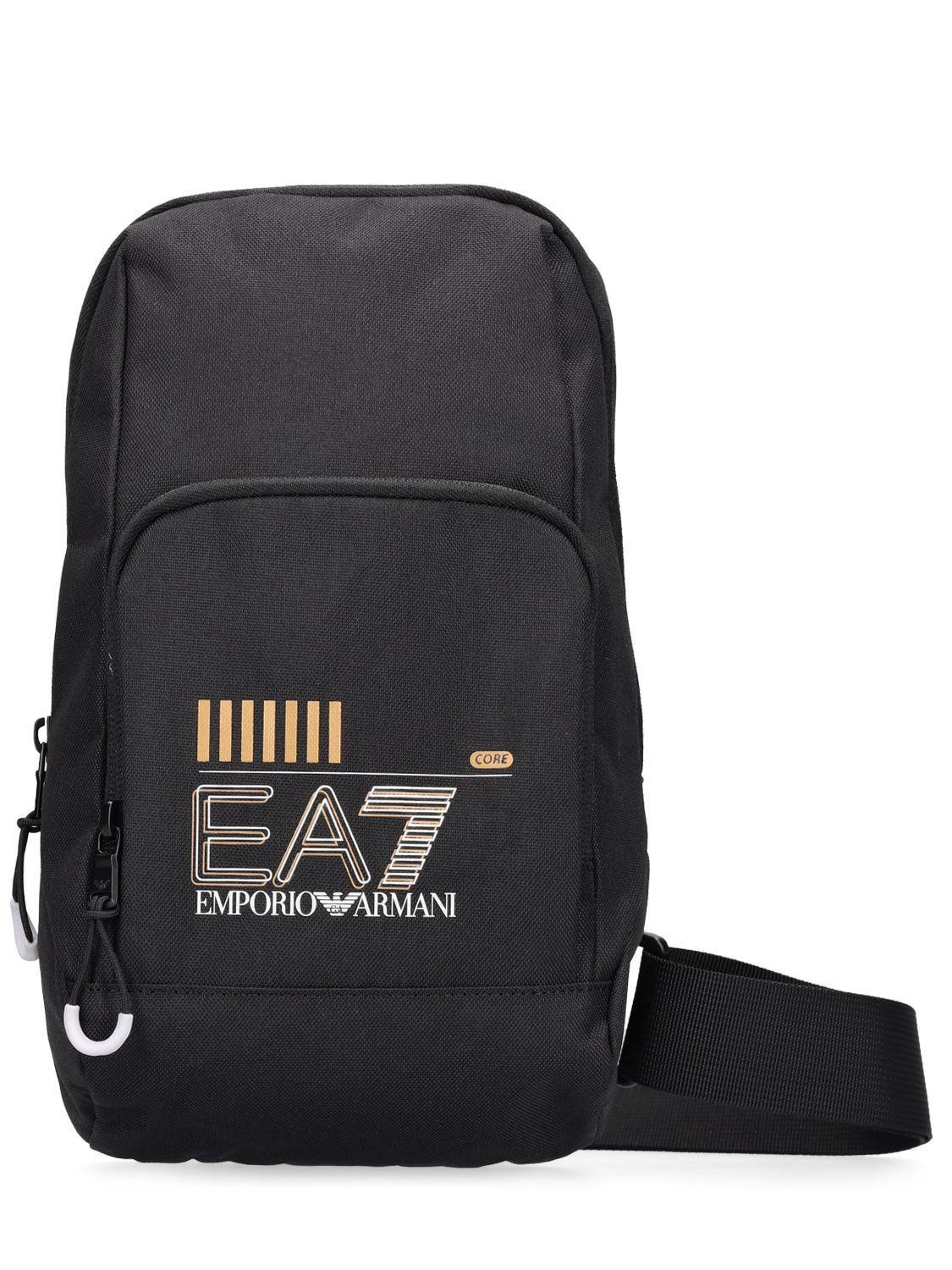 EA7 Core Identity Crossbody Bag in Black for Men | Lyst