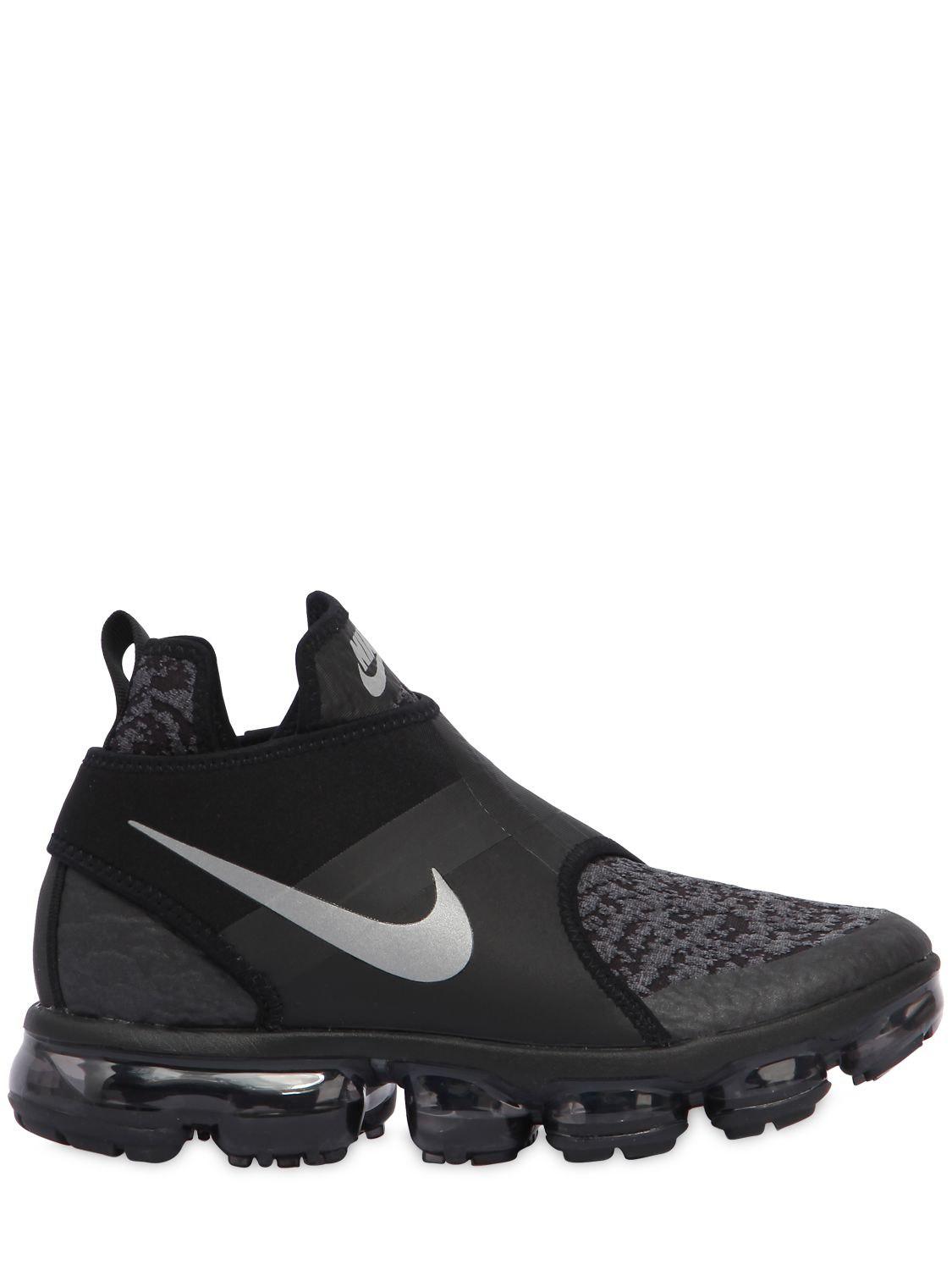 Nike Air Vapormax Chukka Slip Black Silver for Men - Lyst