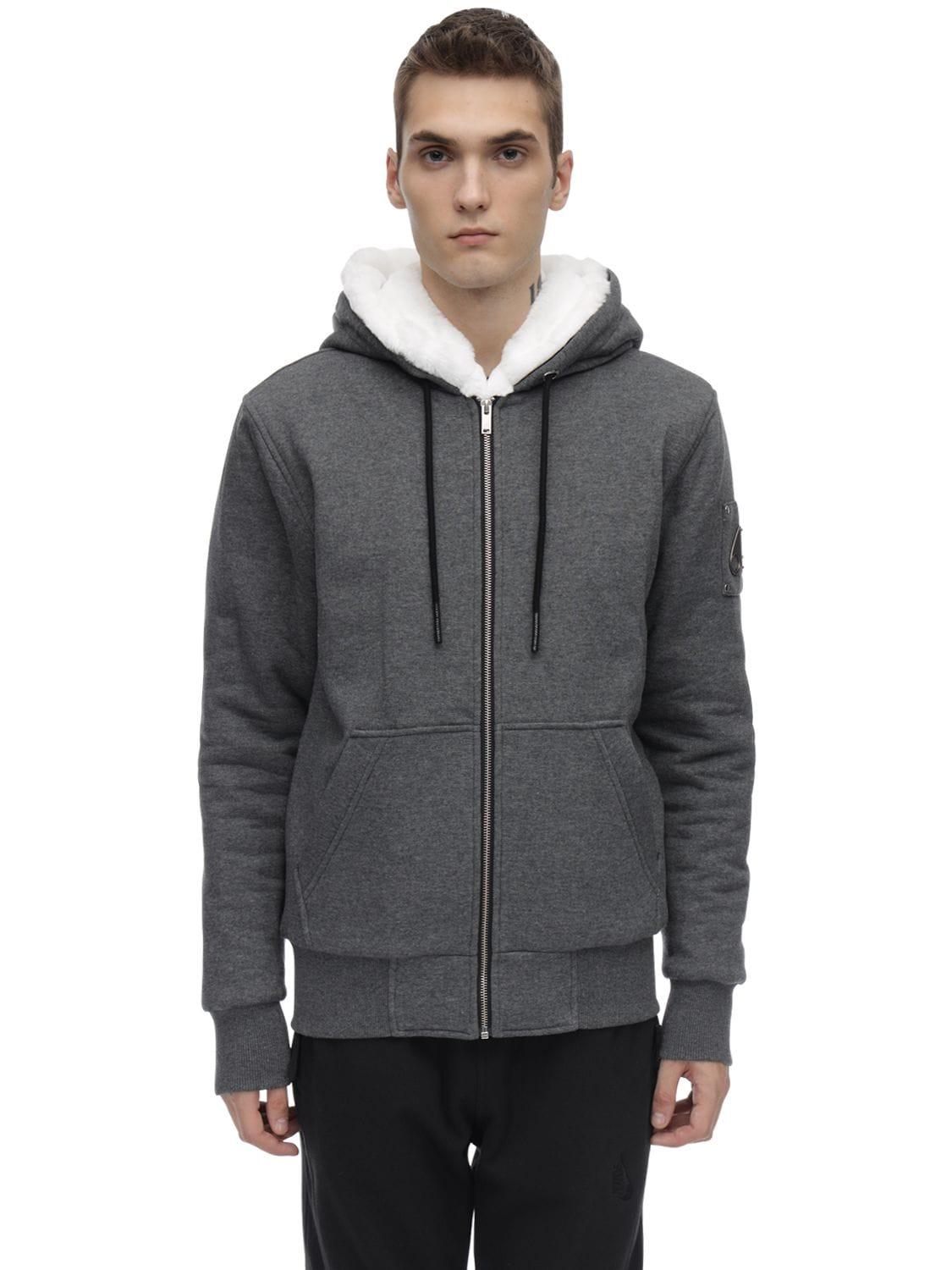 Moose Knuckles His-bunny Hoodie in Grey (Gray) for Men | Lyst