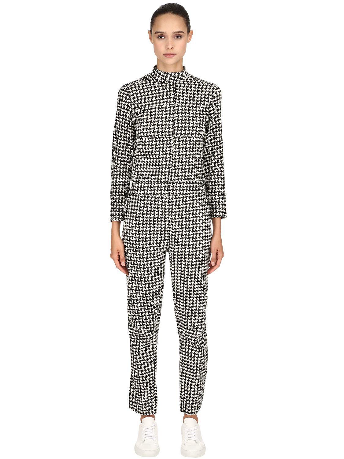 houndstooth jumpsuit