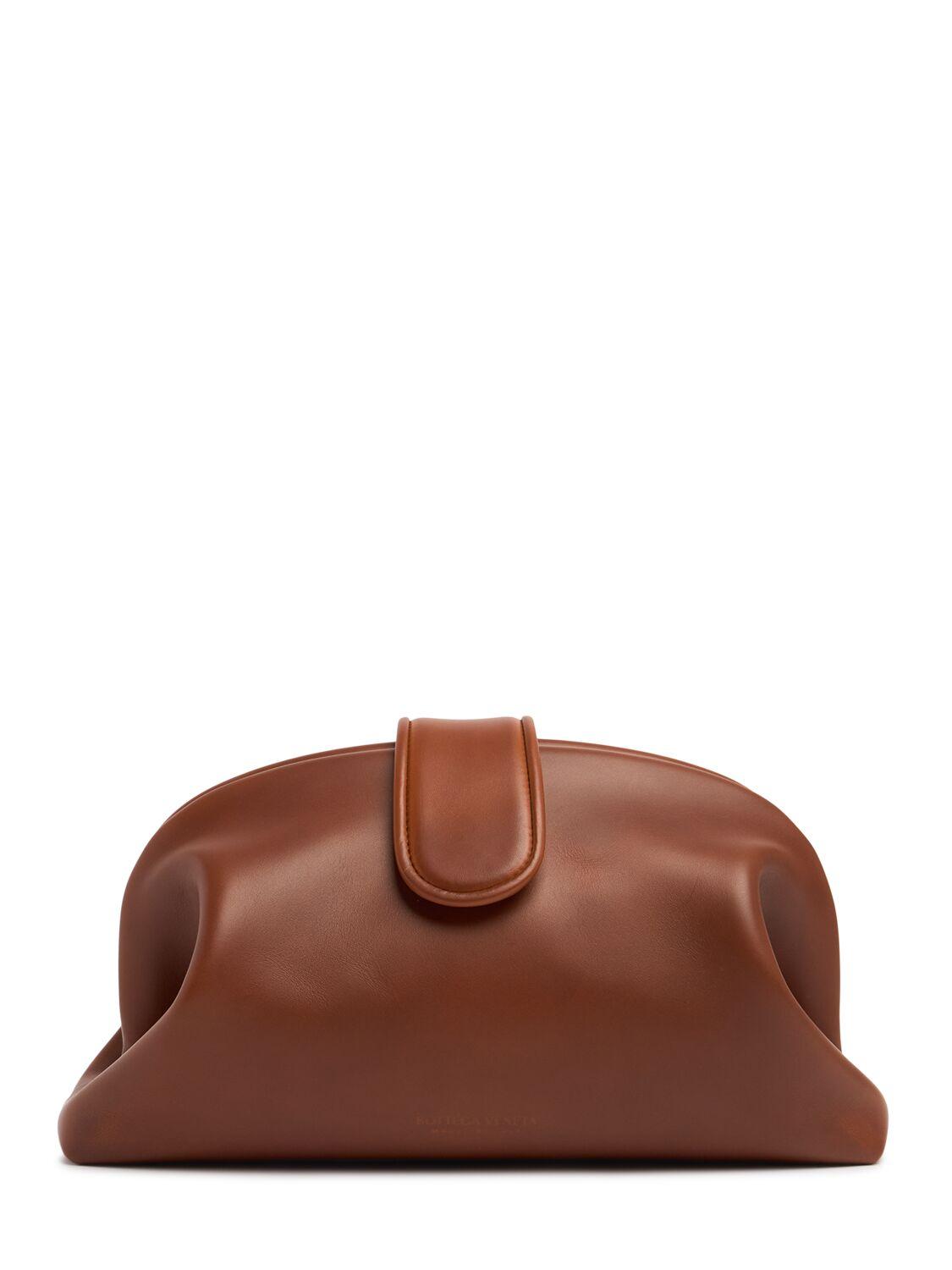 Bottega Venetaブラウン　レザー バッグ Bottega Veneta Vintage Chocolate Brown Intrecciato Woven Leather